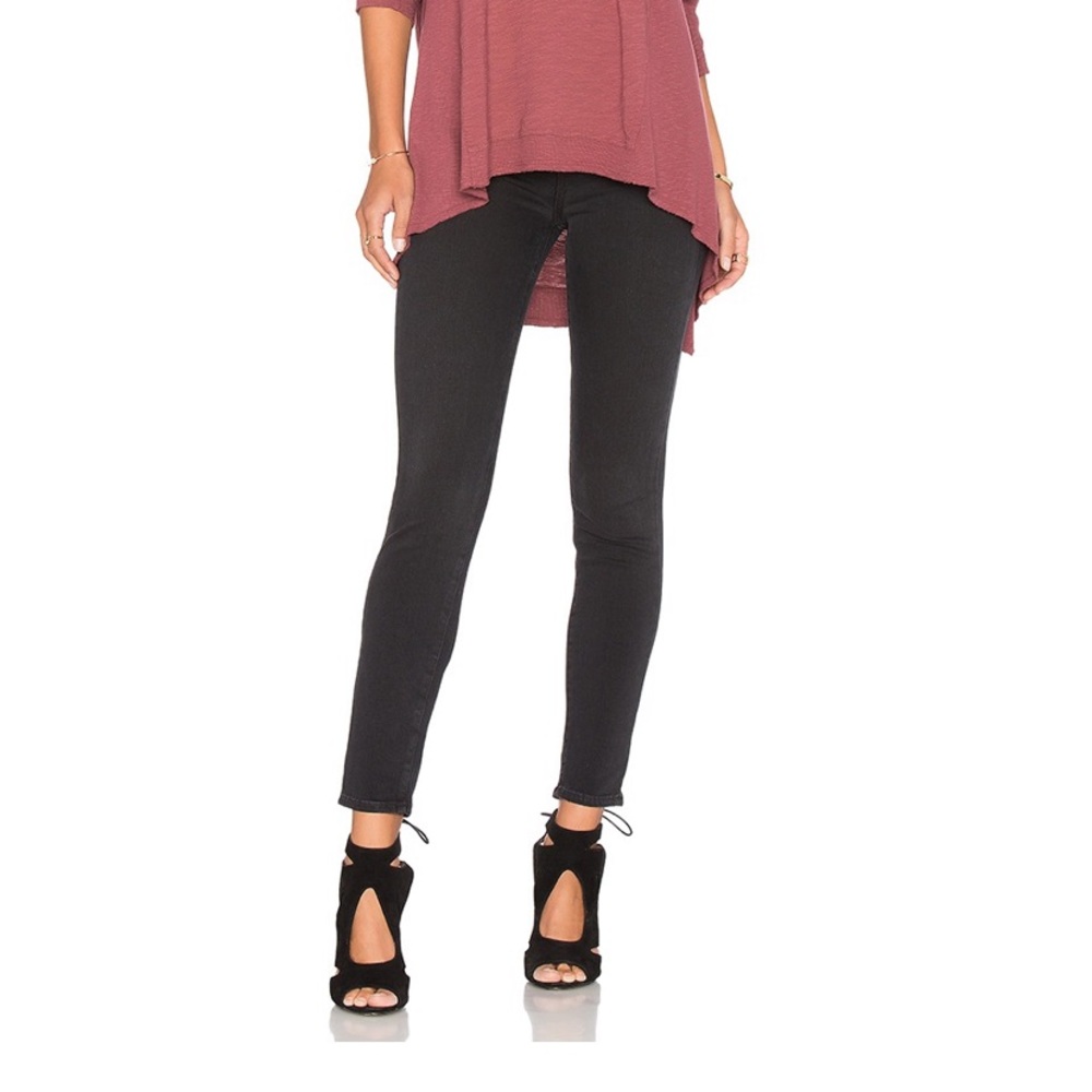Paige Hoxton Ankle Vintage Blackwood Skinny Jeans
